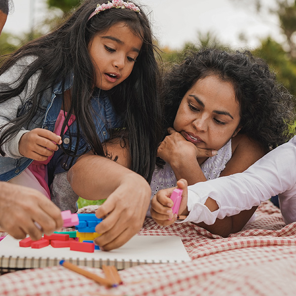 A-family-plying-a-game-in-the-park
