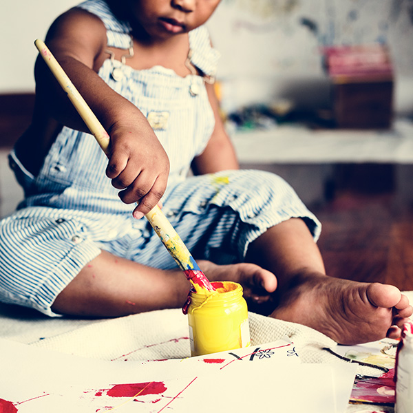 Baby-boy-with-paint-brush